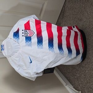 Nike, USA, Soccer jersey, size small, red, white & blue